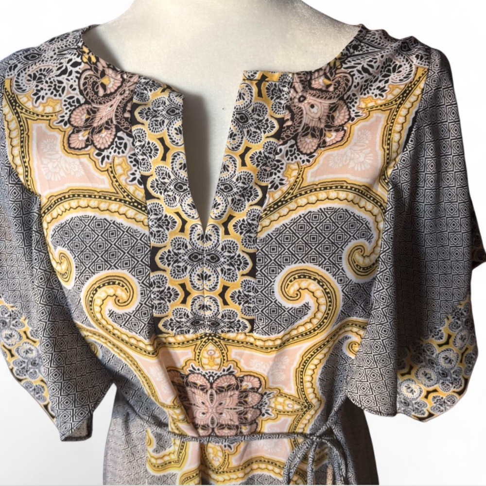 New York & Company Geometric Pattern Dress